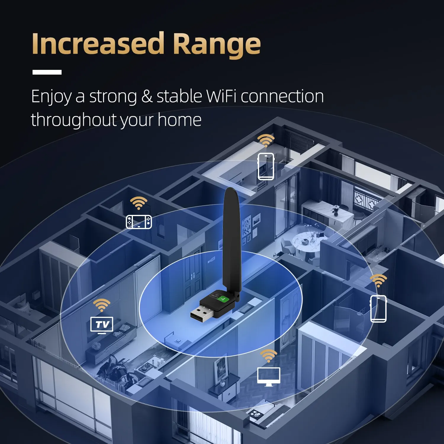 PIX-LINK UW10S 150Mbps Network Card Chipset RTL8188 WiFi Dongle USB WiFi Adapter Portable Router 2.4GHz for PC Lap