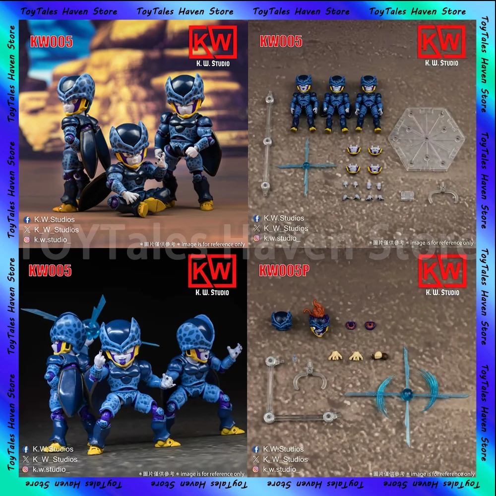 NEW KW Studios Dragon Ball KW005 KW005P Cell Shf Tiny Monster Accessories Pack Anime Action Figure Toy Customized Model Gift Toy