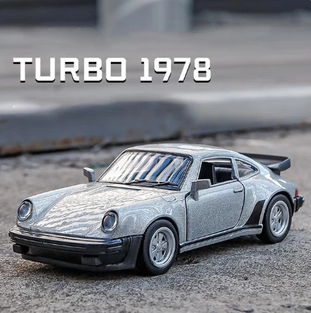 ポルシェ1978/911/1:36スケールモデル,新しいコレクション,サイレントライト,金属合金,ギフト用