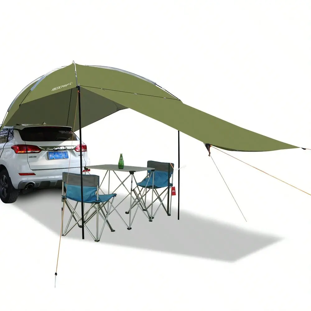 Portable Car Awning Sun Shelter , Waterproof Camping Canopy Universal Fit For SUV Truck Van
