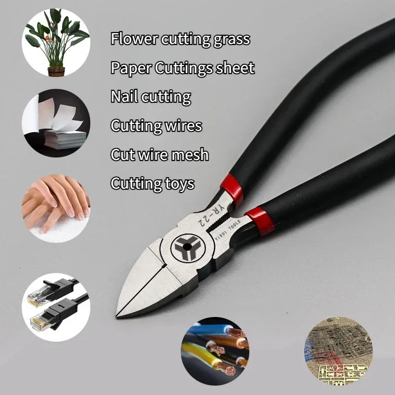 Carbon Steel Precision Sharp Cutter Pliers Mini Multitool Diagonal Pliers Model Assembly Cutting Nipper Professional Snips Shear