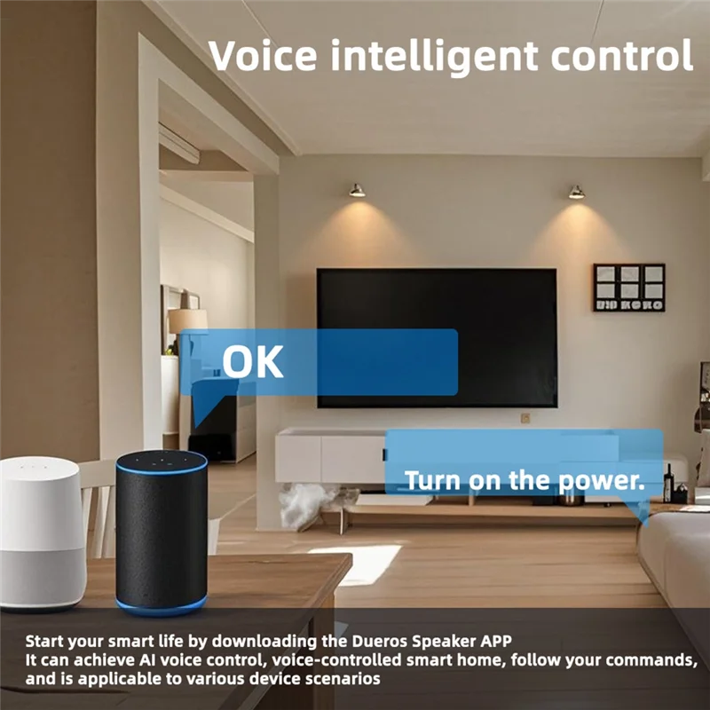 A99E-For Smart Home 220V Tuya Wifi Circuit Breaker 63A Voltage Relay Leakage Protection Automatic MCB Switch