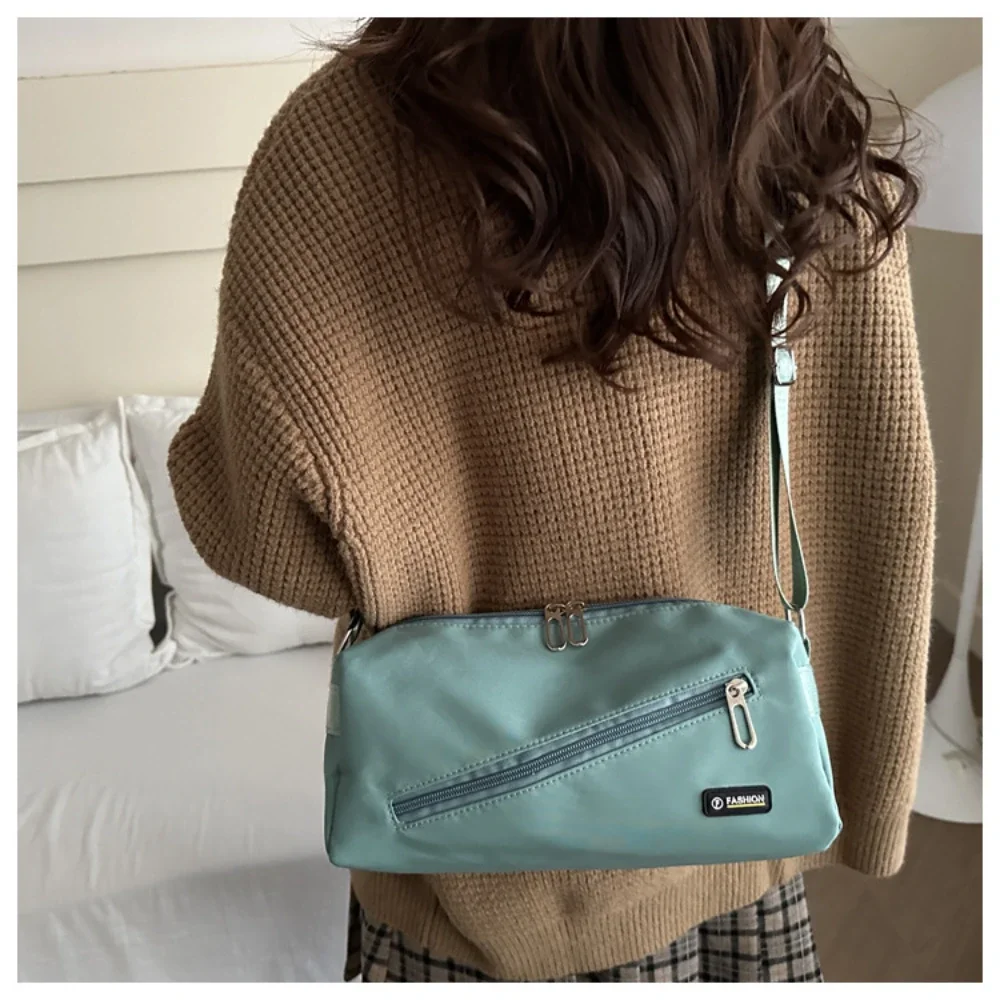 حقيبة كتف ذات سعة كبيرة من القماش حقيبة ساعي البريد من القماش للفتيات للاستخدام اليومي للأولاد #1