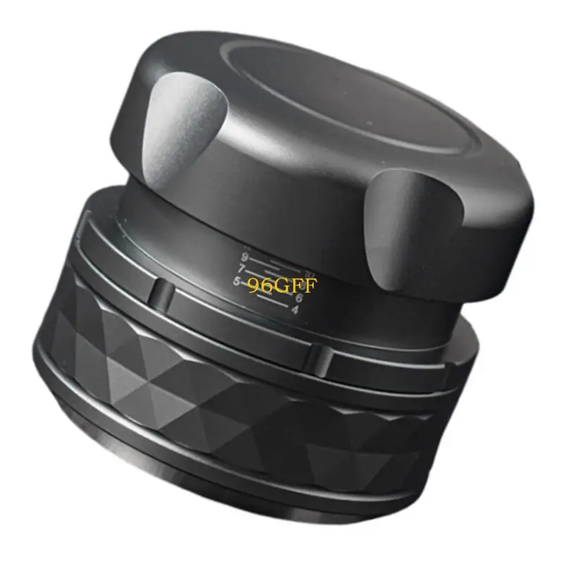 96GF Espresso Accessories 51MM Coffee Tamper Station Tool Calibrated Distributor for Machine Hand Tampers Stainless Steel