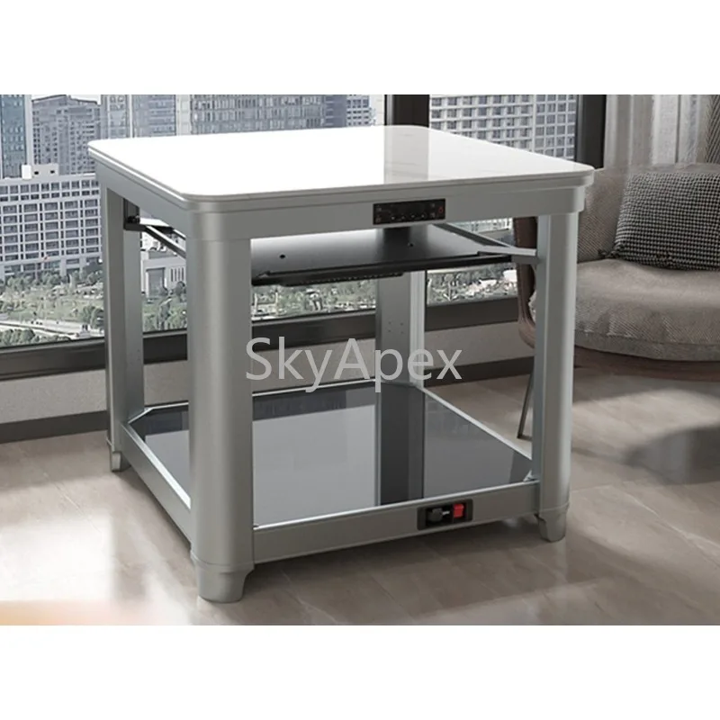 New Smart Constant Temperature Electric Heating Table Household Grill Table Leisure Study Table Square Heater  Fast Heating Safe