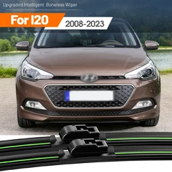 2pcs For Hyundai I20 2008-2023 Front Windshield Wiper Blades 2009 2010 2011 2013 2015 2016 2019 Windscreen Window Accessories