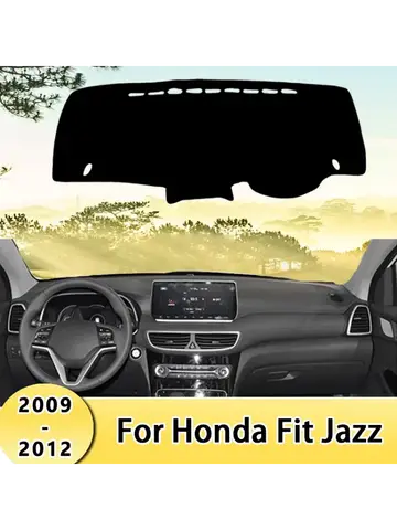 Car Dashboard Cover Sun Shade Mats Avoid Light Pads Instrument Panel Protective Carpets For Honda Fit Jazz 2009-2012 2010 2011