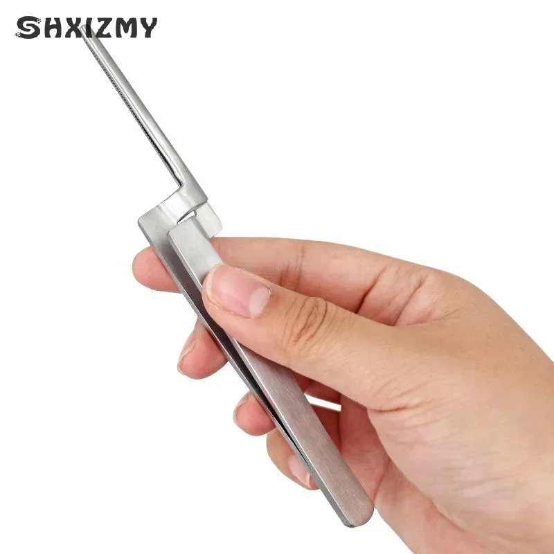 

Dental Occlusal Paper Tweezers Straight Bite Articulating Paper Holder Serrated Plier Forcep Tool Stainless Steel