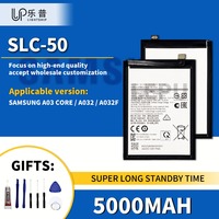 SLC-50 High Quality SAM A03 CORE Lithium Replacement Battery 5000mAh with Tool SAMSUNG A032 A032F Phone Original Battery SLC-50