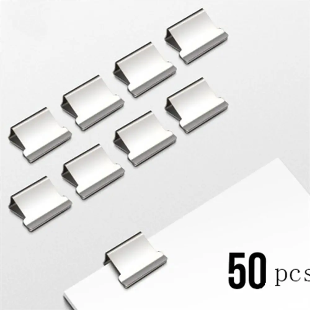 Office Supplies Document Binding Paperless Supplies Clip Binding Supplies Push Clamp Paper Cliper Clip Refills School Binding
