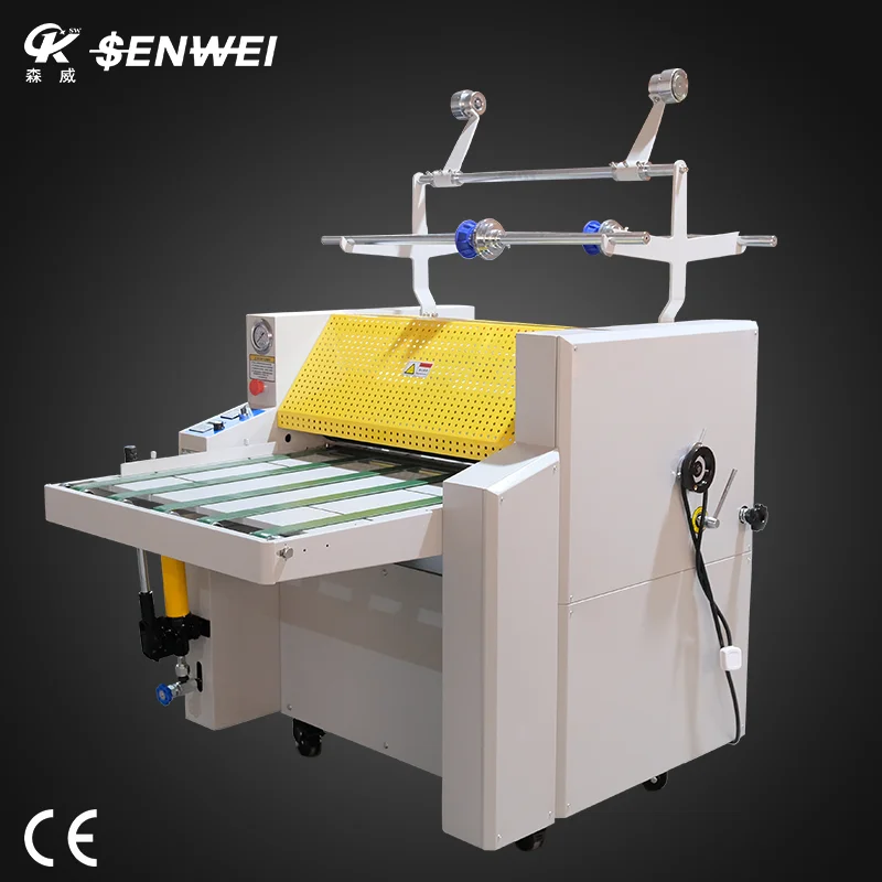 SWFM720A 690mm Paper Width Laminator Machine A2 Size Manual Laminating Machine With Winding Function