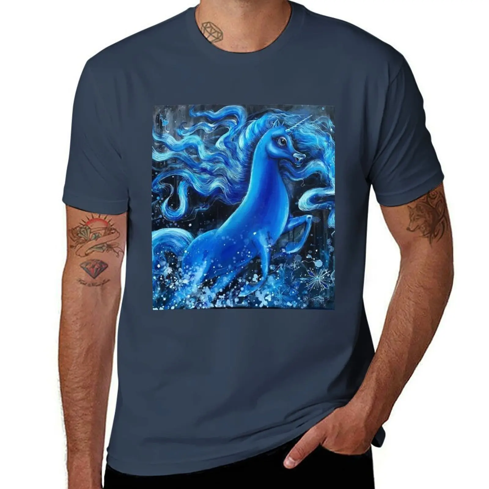 The Last Unicorn T-Shirt Breathable Mesh Panel T-Shirt