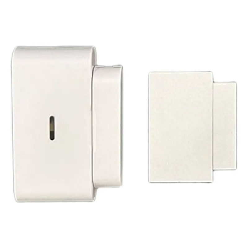 [NEW A09R!】 Vibration+ Magnetic Door Sensor Window Glass Break Detector 5-Level Sensitivity Adjustment, Requires Alarm Host To O