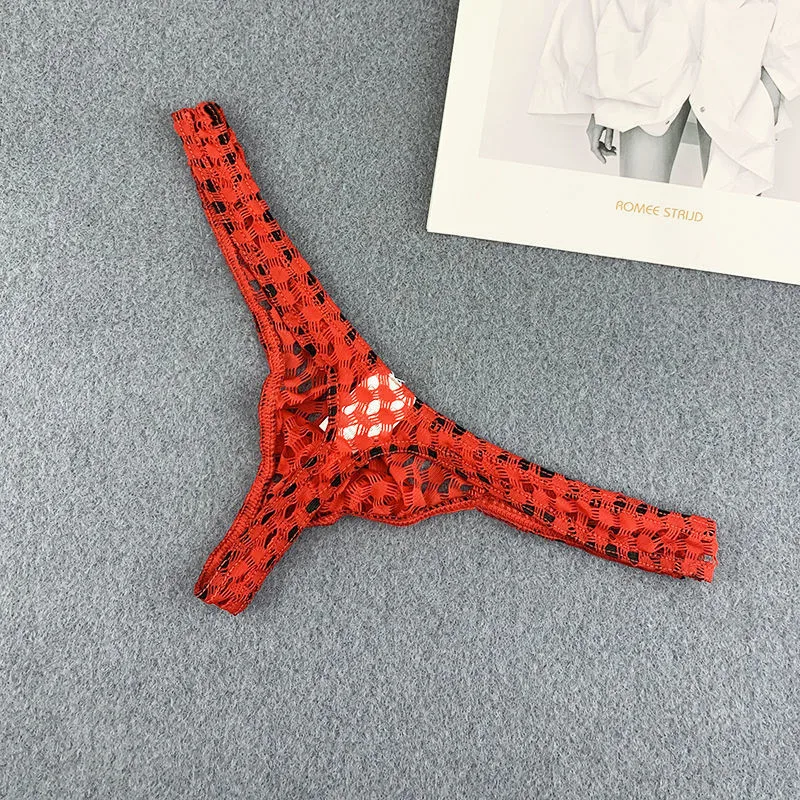 ملابس داخلية للرجال مثيرة بفتحات واسعة على شكل حرف g ملابس داخلية بخصر منخفض ملابس داخلية رفيعة عالية المرونة ملابس داخلية للمثليين