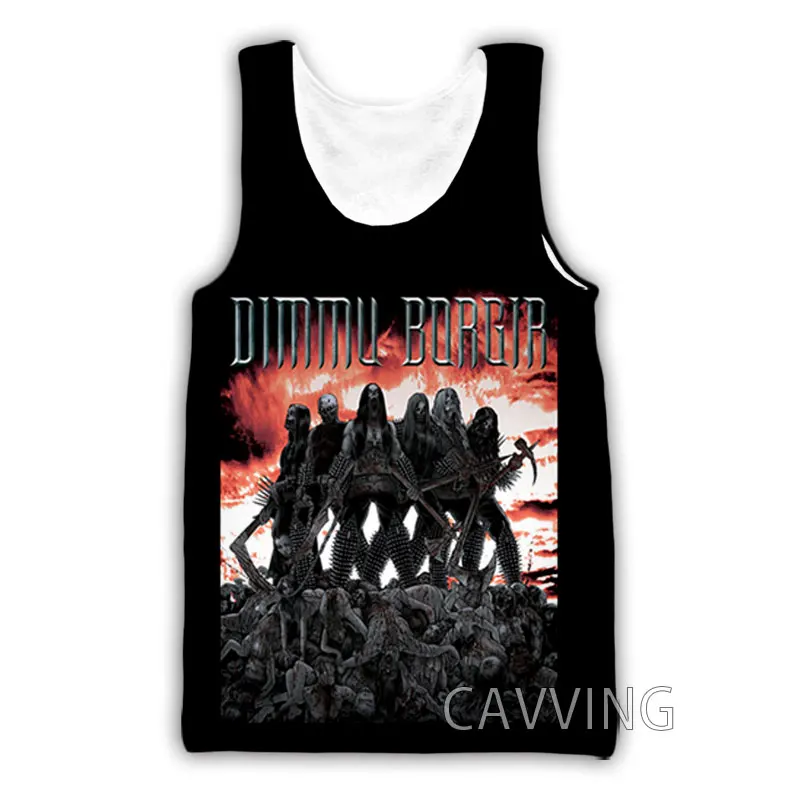 CAVVING 3D Printed  Dimmu Borgir   Tank Tops Harajuku Vest Summer Undershirt Shirts Streetwear for Men/women   V02