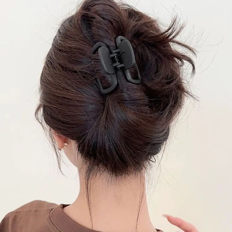 4pcs Women's Square Lightweight Hair Claw Clip Set