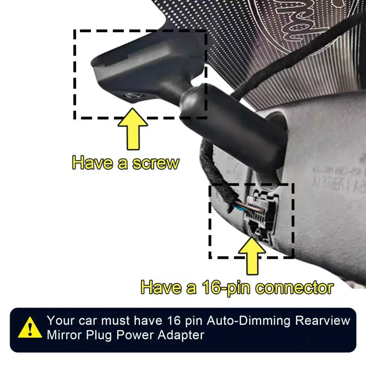 كاميرا Mangoal 4k Dash مناسبة لسيارة Ford Mustang S550 (الطراز أ) 2022-2023 (مع غطاء كبير) (الطراز B) S550 2015-2021 (لا غطاء كبير) #4