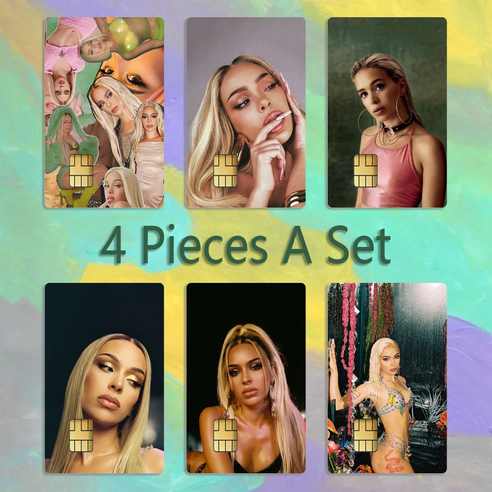 

B-Bad Gyal Singer Card Stickers Credit Visa Debit Bank Charge Card Bus Metro Waterproof Sticker Decal Decoration