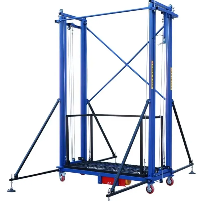 Customized Electric Scaffolding Foldable Scaffolding Lifting Platform Home Construction Portable Hoist Mobile Scaffolding