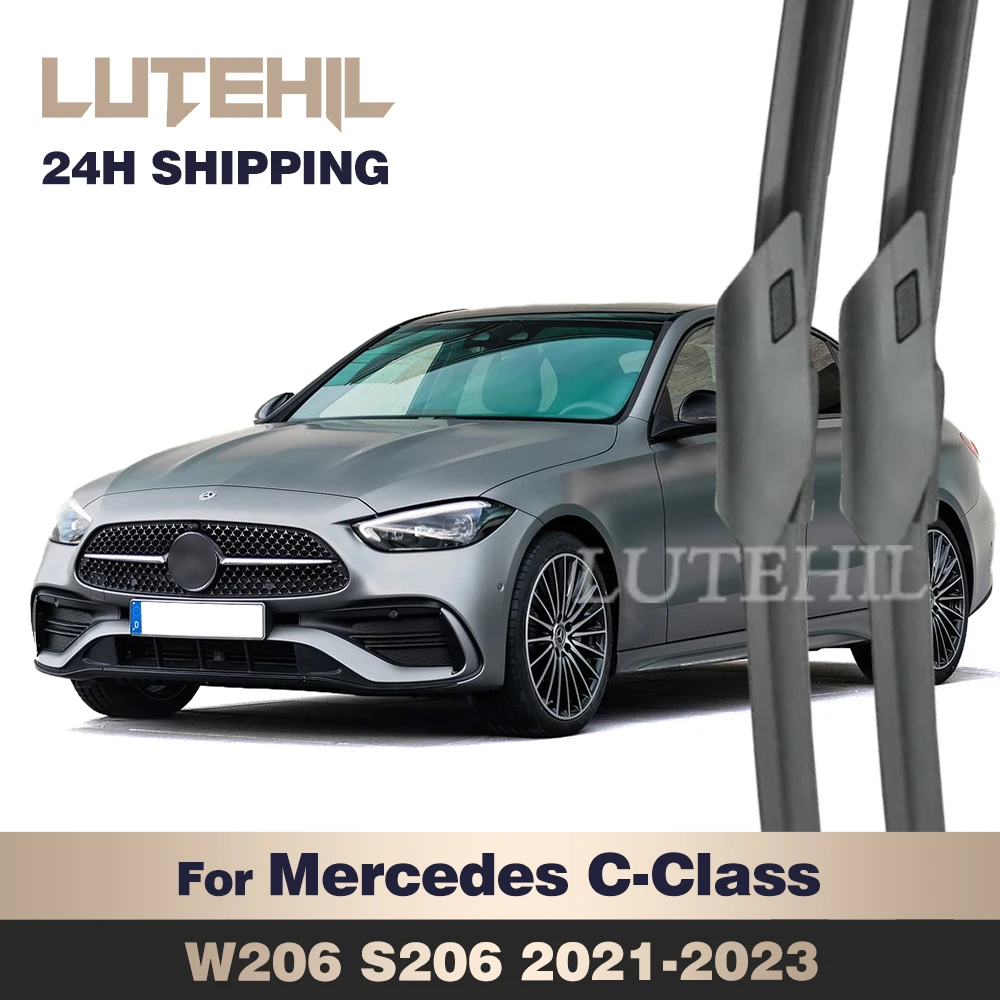 Für Mercedes Benz C-Klasse W206 S206 2021-2023 2022 Wischer Vorderwischer Windschutzscheibe Windschutzscheibe Fensterbürste 22"+22"