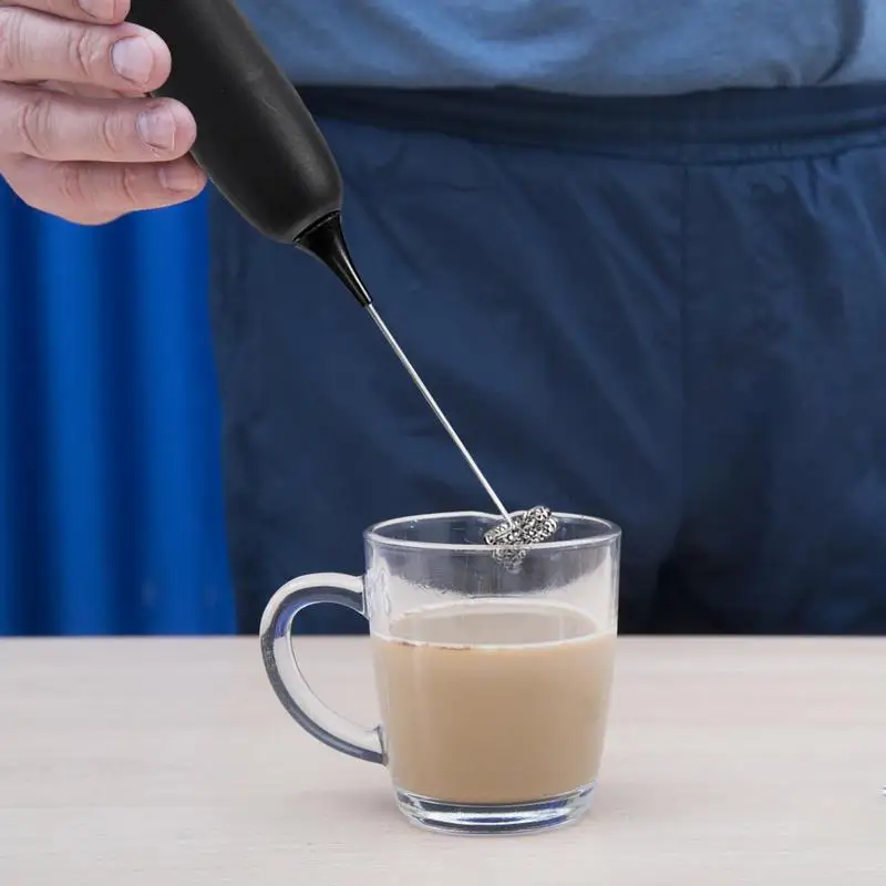 Mini elektrische Milch auf schäumer automatischer Getränke mischer batterie betriebener Kaffees chäumer Getränke mischer für Kaffee Cappuccino Frappe