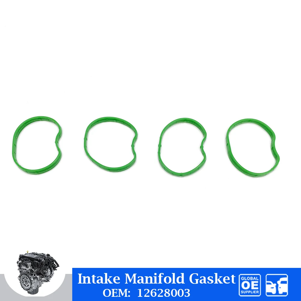 Para Buick nuevo Lacrosse 2,4 GL8 LAF LUK Regal 2.4L junta del colector de admisión de motor sello piezas de automóvil accesorios de coche 12628003   4 piezas