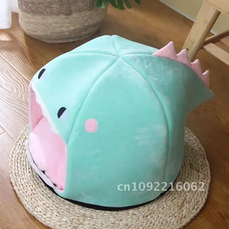 

Shark cave cat house pet bed tent supplies chair dog basket cat kitten mat house cozy bed lounge for puppy warm mat dog