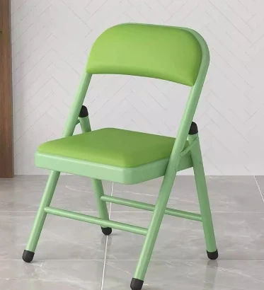 Simple stool back chair Home folding chair Activity folding stool Training meeting chair Dining chair Dormitory office chair