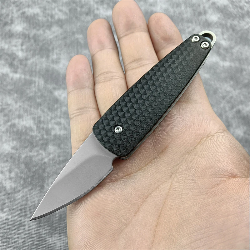 CR 7086 Mini Pokcket Folding Knife 8Cr13Mov Blade Nylon Fiber Handle Camping Hunting Self-defense Tactical Outdoor Tools Knives