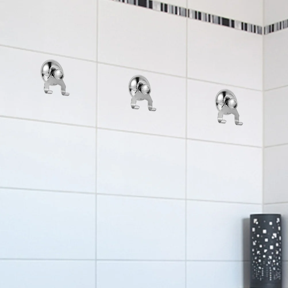 

Крючок на присоске из нержавеющей стали, прочная вешалка для полотенец для душа, кухонные крючки для одежды, органайзер для ванной комнаты, крючки на присоске