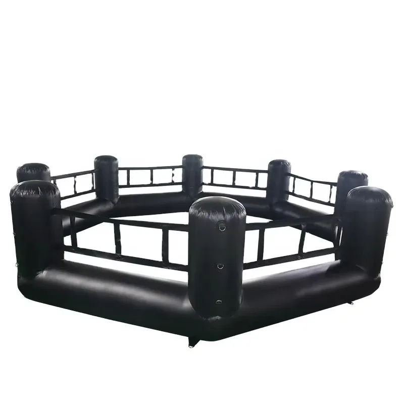 Outdoor Interactive Inflatable Boxing Ring Durable Material Ideal For Adult Combat Activities And Recreational Sports