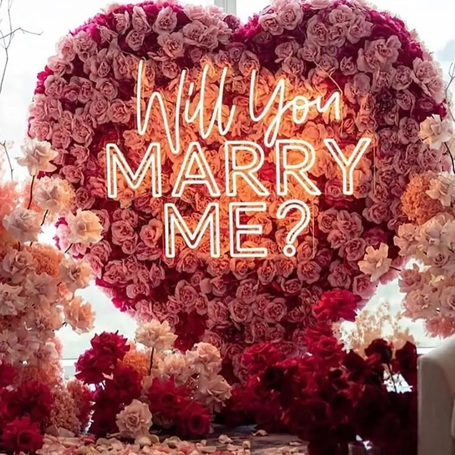 

Will You Marry Me Neon Sign Custom Bedroom Bar Wedding Engagement Party Home Wall Decoration Personalized Gift For Her