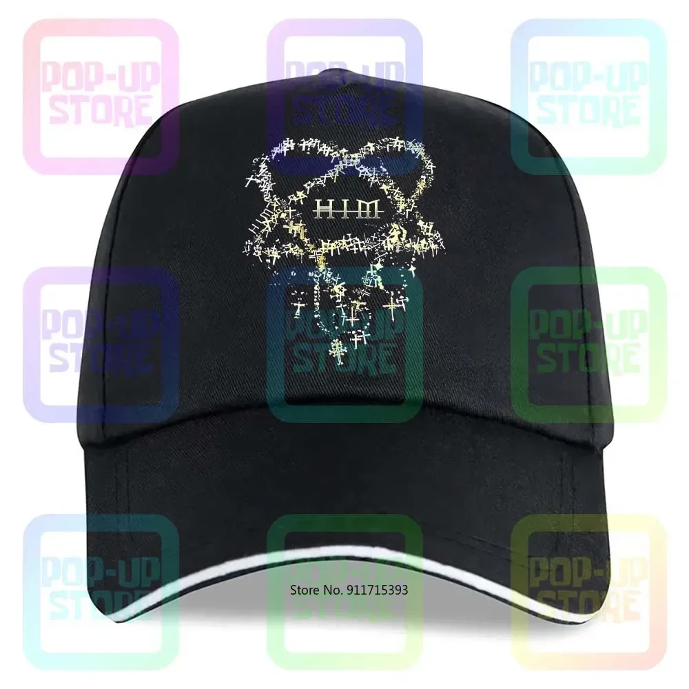 His Infernal Majesty Him Heartagram Adult 2010 Tour Ville Valo Cotton Truck Driver caps Baseball Cap For Men&Women