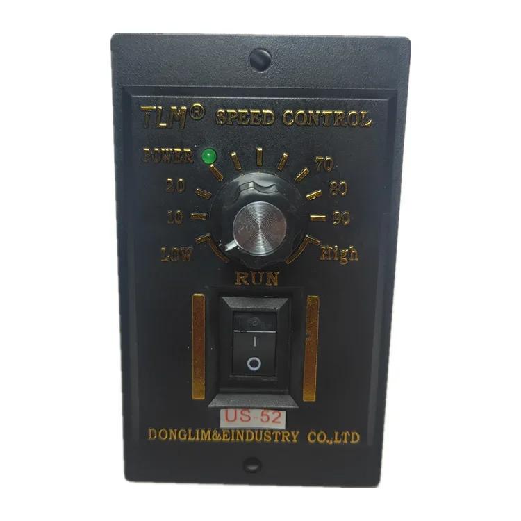 220V US-52 Motor Speed Pinpoint Regulator Controller  Governor Small single-phase forward and reverse switch controller