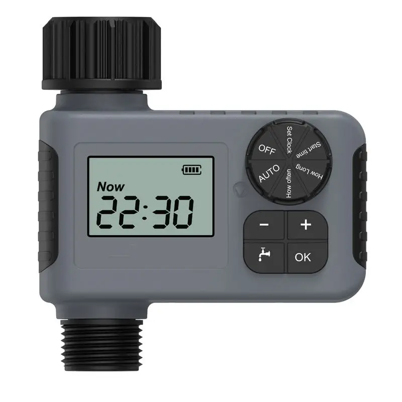 Programmateur d'arrosage automatique intelligent, système d'irrigation, minuterie d'arrosage, équipement de jardinage, affichage LCD IP55