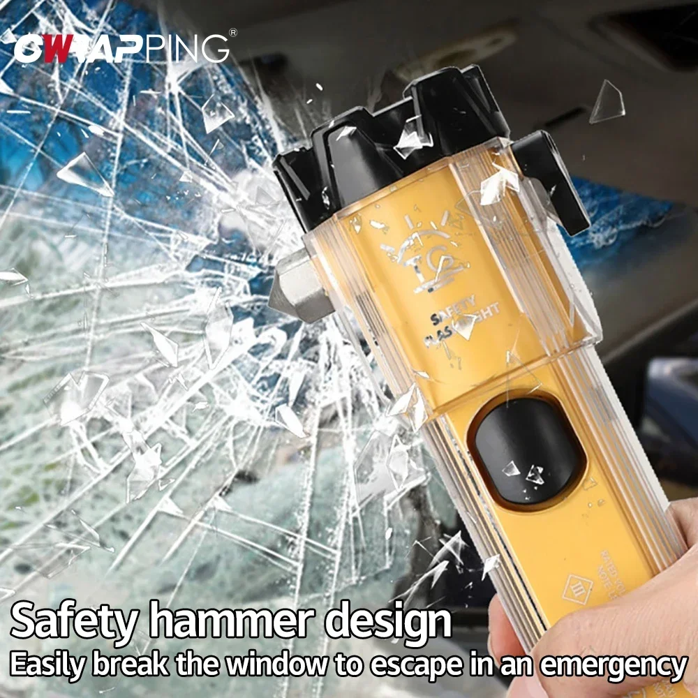 

Светодиодный мотоциклетный многоцелевой молоток, аварийный регулируемый водонепроницаемый фонарик для гаража с колесами, функция тормоза, дизайн Asis