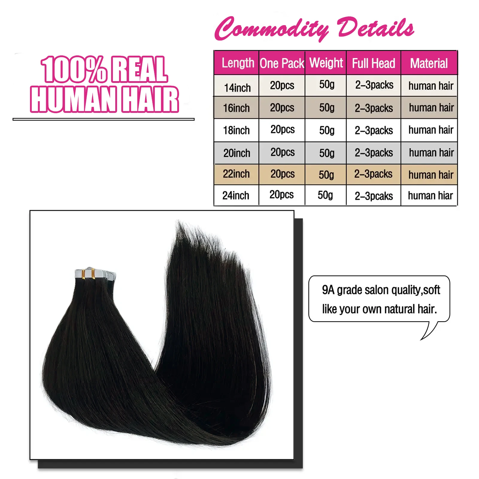 Рисунок 6 - Лента для наращивания волос Remy