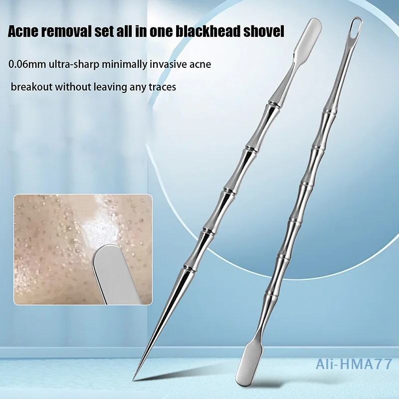 1pcs Ultra-fine Cell Pimples Blackhead Whitehead Clip Beauty Salon Special Remove Acne Fat Particles Needle Tool