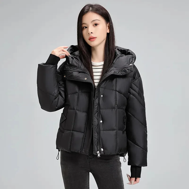 Winter New Down Cotton Women Jacket Parkas Casual Thicken Overcoat Zipper Warm Cotton Padded Coat Tops Korean Outerwears Female