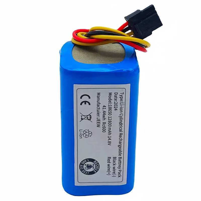 New 18650-4S1P 14.8V 12800mAh Li-ion Battery Pack,For MIJIA Robot Vacuum-Mop Essential G1 MJSTG1，SKV4136GL R30 R35