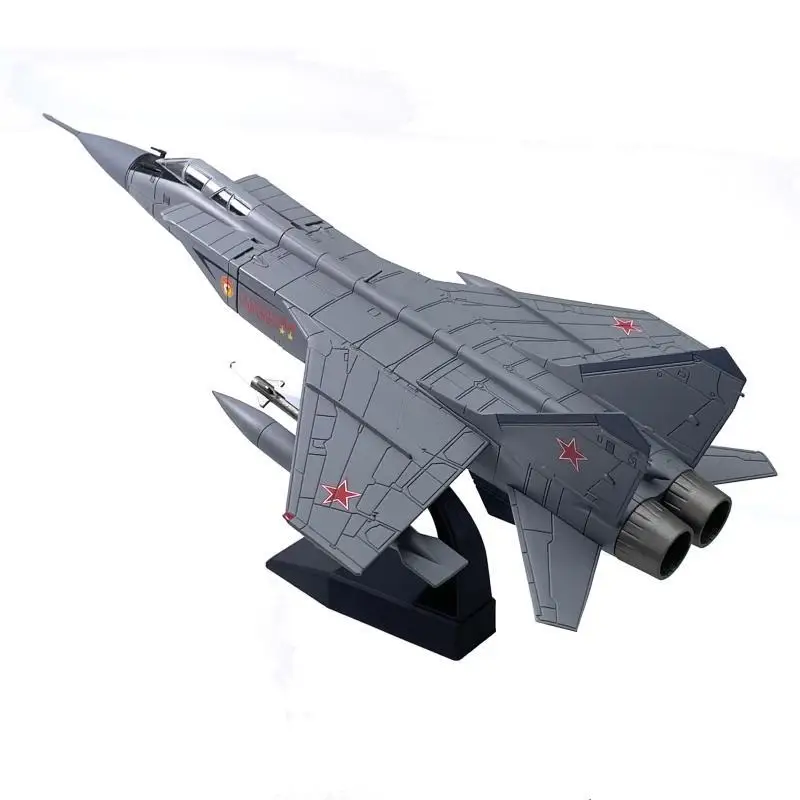 وصل حديثًا لعام 1/72 سعر خاص Diecast Metal Mig 31 نموذج مقاتلة أسرع من الصوت مجموعة عرض الأثاث ألعاب عسكرية