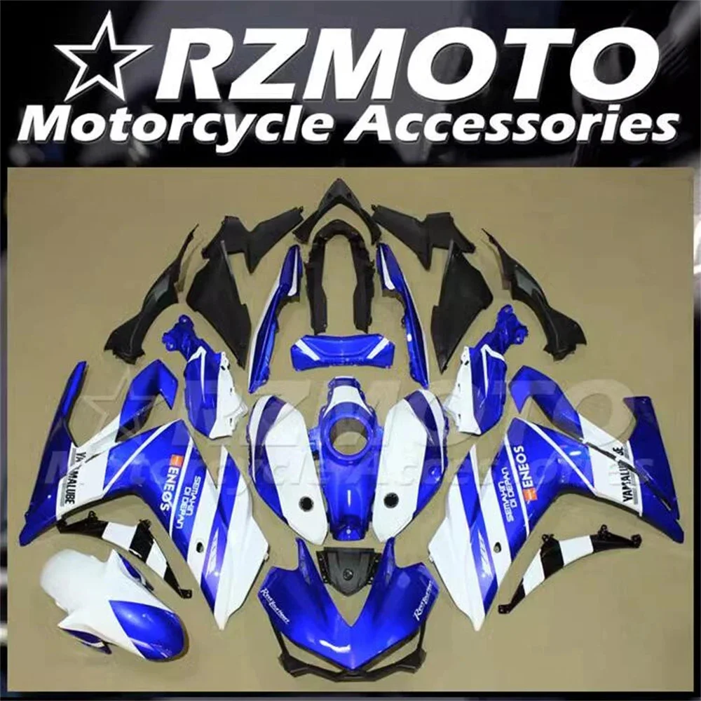 

4Gifts New ABS Fairings Kit Fit For YAMAHA YZF- R3 R25 15 16 17 18 2015 2016 2017 2018 Bodywork Set Custom Blue White