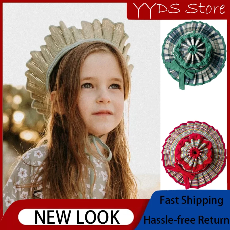 

INS S/M/L/XL Размер ручной работы Детская складная соломенная панама с короткими полями для девочек Детские летние пляжные панамские солнцезащитные кепки Sombreros De Mujer