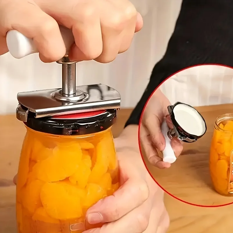 Handy Stainless Steel Jar Opener – Adjustable, Multi-Functional Jar Cap Clip for Easy Opening; A Must-Have Kitchen Accessory