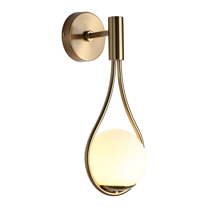 Vintage Vintage Industrial Wall Sconce โคมไฟ Mini สีขาว/กระจกใสใส,g9อบอุ่น/สีขาวสำหรับห้องนอน