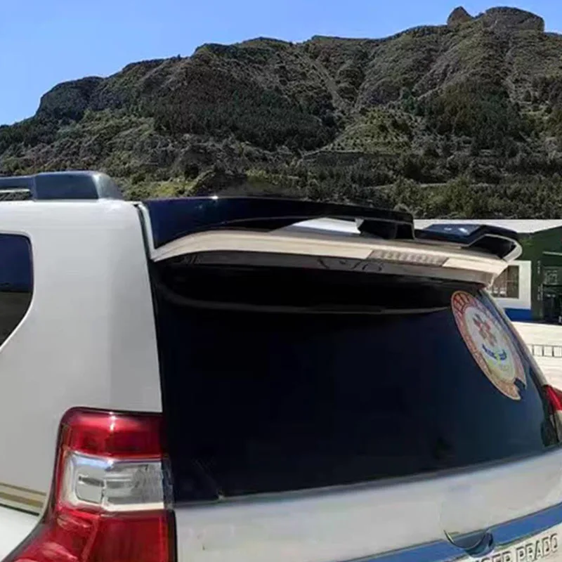 

Для Toyota Land Cruiser Prado 2010-2021 годов: задний спойлер GT, крыло багажника, материал ABS, накладка на багажник, аксессуары для кузова, комплект обвеса