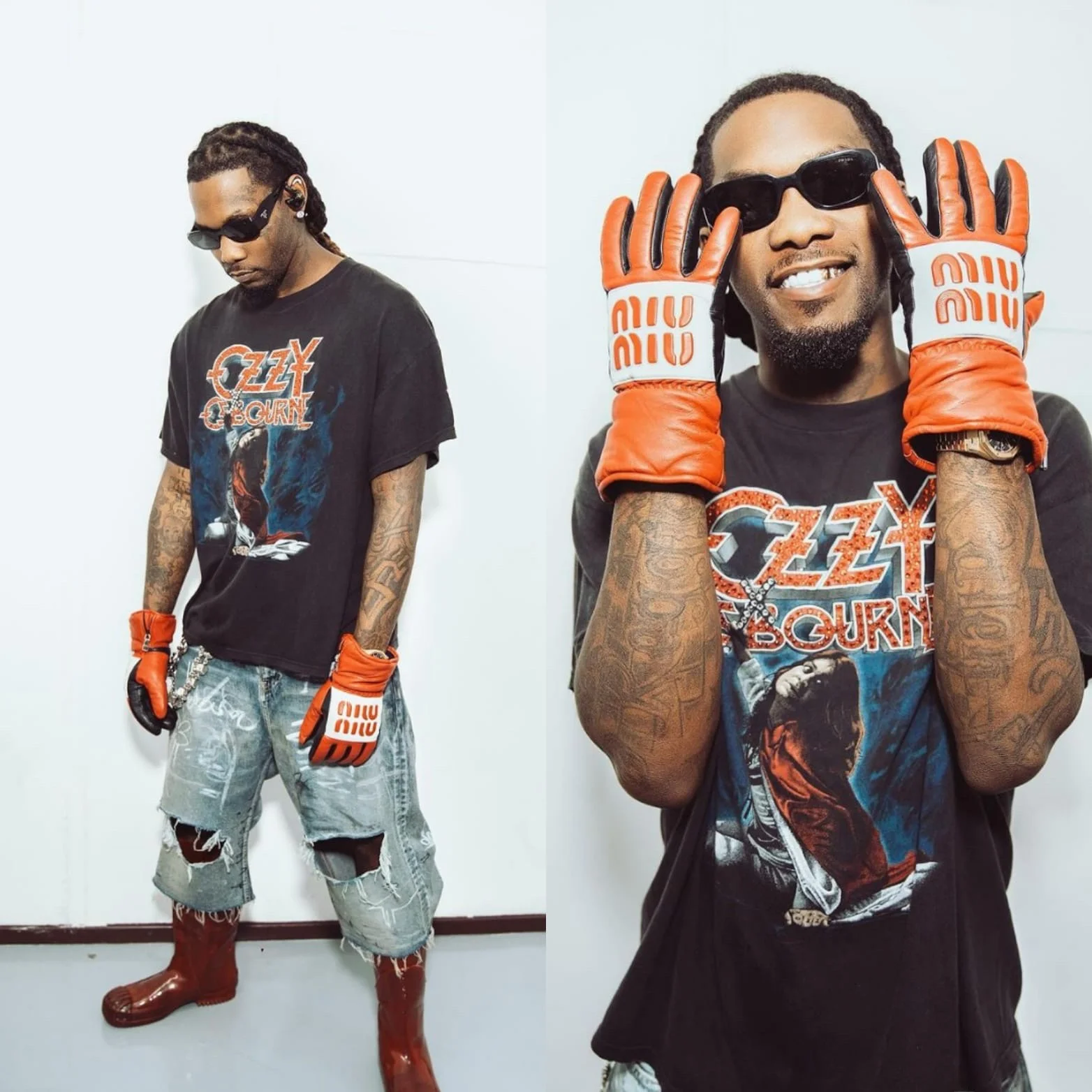 

Винтажная футболка Ozzy Osbourne Blizzard of Ozz, свободного кроя, с коротким рукавом, повседневная, летняя, модная, в стиле молодежной культуры