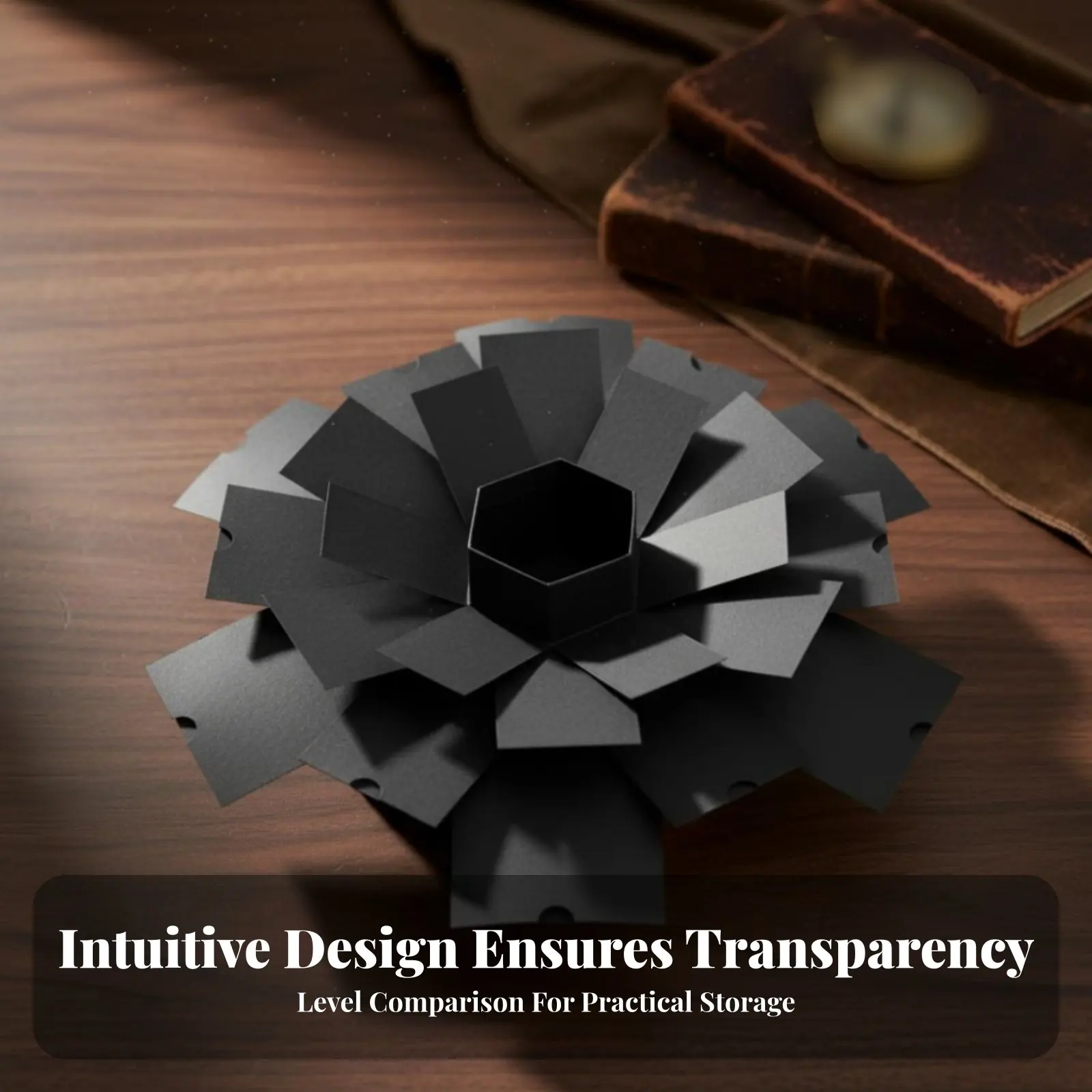 

Explosion Box, Hexagonal Multitier DIY Photo Scrapbook Gift Box, Creative Surprise for Birthday, Confession, Keepsake