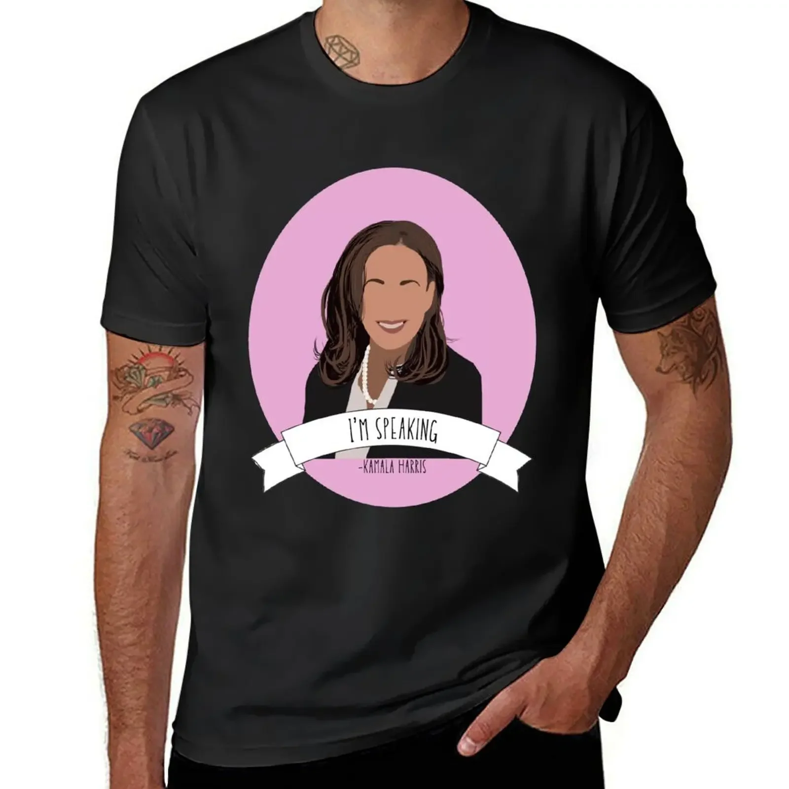 

Kamala Harris I'm Speaking T-Shirt sports fans Blouse blacks vintage t shirts t shirts for men cotton