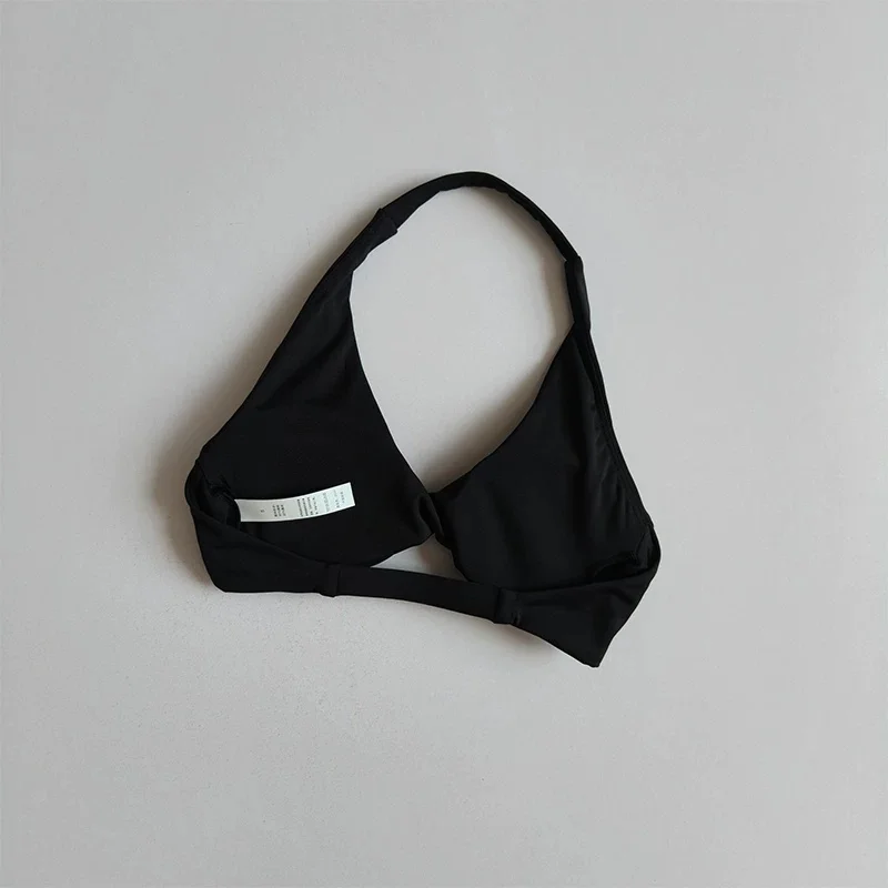 Damen-Sport-BH mit V-Ausschnitt und Halterneck, ultra-elastisch, mit Polsterung, offenem Rücken, Fitness-Tanktop für Yoga, Workout und Activewear – Detail 25